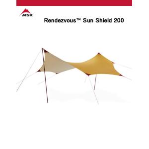 MSR エムエスアール ランデブーサンシールド200 Rendezvous Sun Shield 200ウィング タープ イエロー｜takt