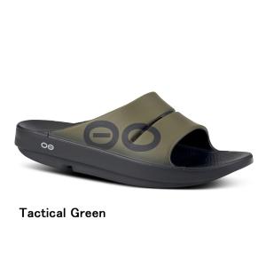 OOFOS ウーフォス ooahh sports Tactical Green リカバリー サンダル  タクティカルグリーン unisex 国内正規販売店｜takt