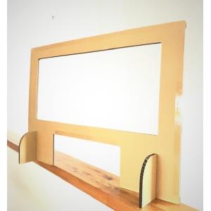 タクシールド-C（対面用）（ダンボール製 窓付き