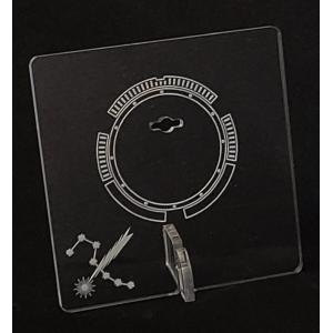ピンバッジ8個用ディスプレイ ver.ブラック（アクリル 高級感 観賞用