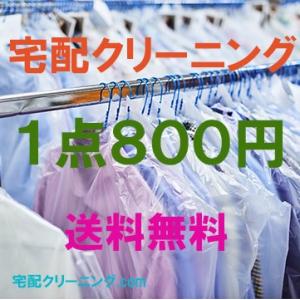 宅配クリーニング １点８００円 7点以上で送料無料｜宅配クリーニングドットコム