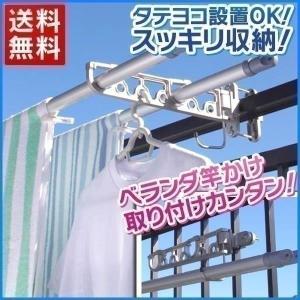 物干し竿 屋外 物干し 洗濯干し ベランダ ベランダ竿掛け 物干し竿掛け ベランダ物干し 屋外物干し 2本 2本入り BS-2 アイリス アイリスオーヤマ