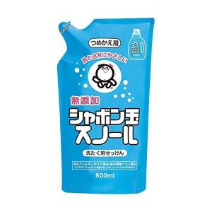 シャボン玉 スノール 液体 シャボン玉石けん 洗濯用 洗剤 詰め替え 詰替 800ml シャボン玉本舗｜takuhaibin