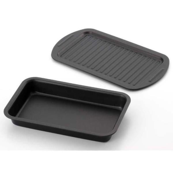 オーブンパン フタ付き 耐熱 400度 グリルdeクック ガスコンロ ピザ 焼き魚 鉄鍋 手軽 時短...