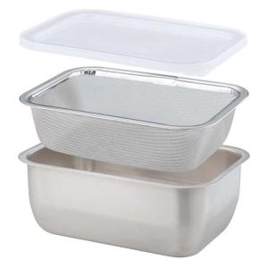 バット ふた付き ヨーグルトの水切りバット ザル