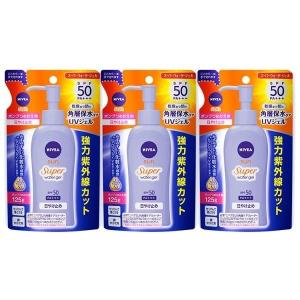 日焼け止め 3個セット ニベアサン スーパーウォータージェル SPF50 詰め替え 花王 (D)｜takuhaibin