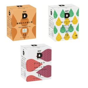 コーヒー 紅茶 緑茶 UCC ドリップポッド 専用カプセル 12杯分 3箱