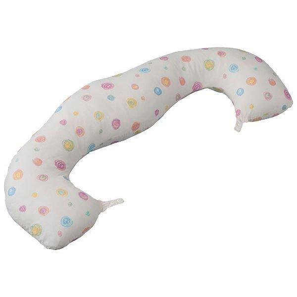 カラフルドロップ ロングクッション Wガーゼ (D)