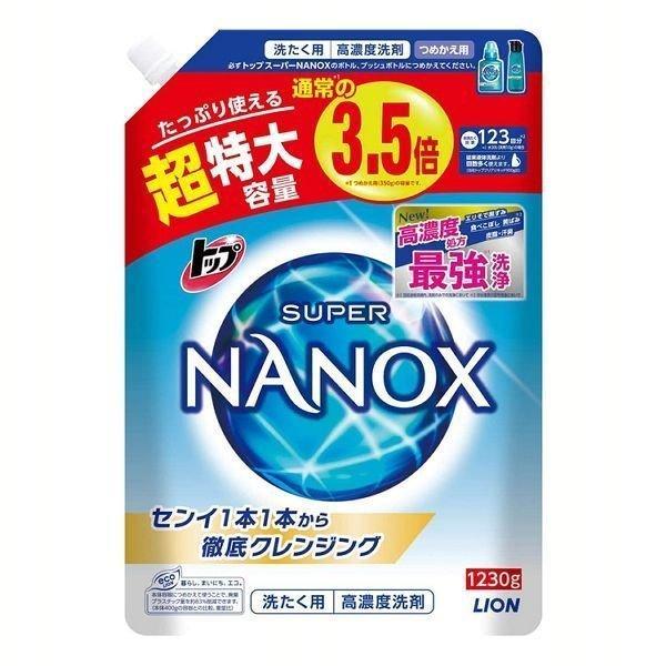 洗濯洗剤 ナノックス 詰め替え 業務用 洗剤 洗濯 トップ スーパーナノックス 超特大 1230g ...