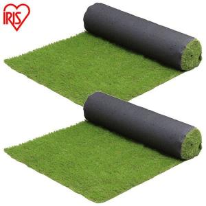 アイリスオーヤマ リアル 防草人工芝 2m×10m 芝丈30mm 人工芝 IRIS OHYAMA（アイリスオーヤマ） 人工芝 2m ロール 幅2m 3個セット 2m