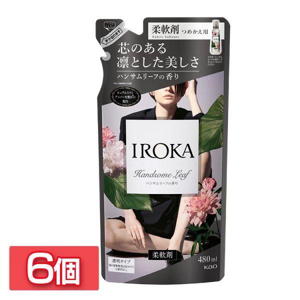 [6個セット]IROKA ハンサムリーフの香り つめかえ用 480ml (D)