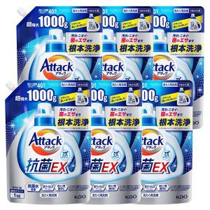 (6個)アタック3X つめかえ用1000G  花王 (D)｜takuhaibin