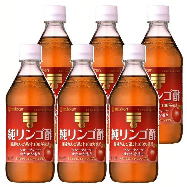 (6本)純リンゴ酢 500ml   ミツカン (D)