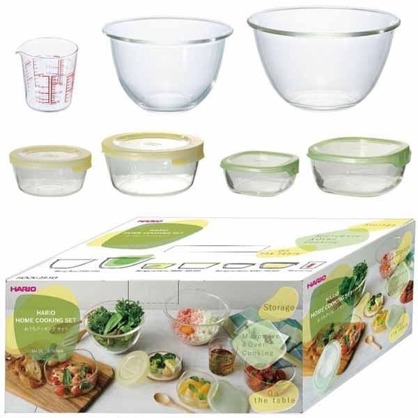 ハリオ 耐熱ガラス 福袋 HARIO おうちクッキングセット2025 HOCK-25-YG
