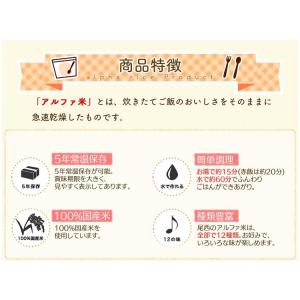 非常食 保存食 尾西 アルファ米 白がゆ 10...の詳細画像5