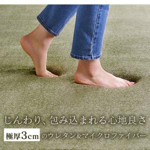 ラグ カーペット ラグマット 2畳 厚手 おし...の詳細画像2