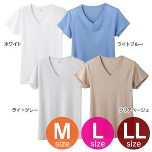 Tシャツ Vネック メンズ M L LL 吸汗速乾  YV0115N グンゼ GUNZE インナー 半袖 吸汗 肌着　紳士用 【メール便】｜takuhaibin