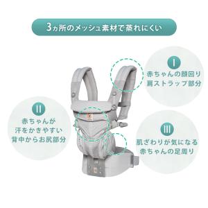 抱っこ紐 新生児 エルゴ 抱っこひも オムニ ...の詳細画像4