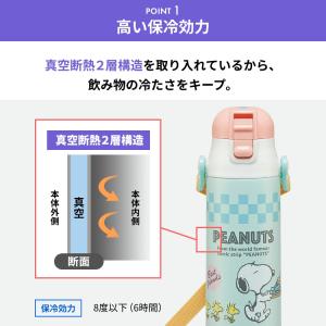 水筒 キッズ 580ml ワンタッチ 直飲み ...の詳細画像4