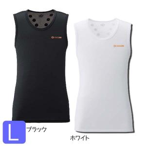 コラントッテ Colantotte X1 タンクトップシャツ メンズ ブラック・ホワイト Lサイズ｜takuhaibin