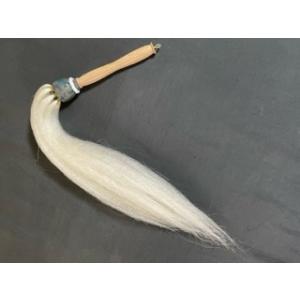 携帯用本（熊毛）払子　黒染めヤク毛　柄一体型　（飾り釘無し） 卓払子工房 - Yahoo!ショッピング