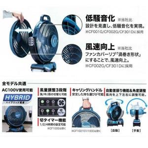 マキタ 充電式産業扇 CF301DZ 自動首振...の詳細画像3