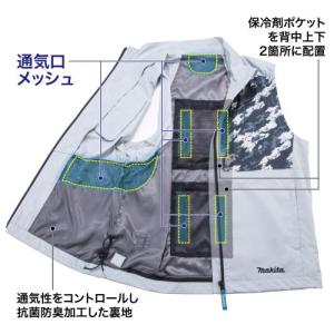 マキタ 充電式ファンベスト FV222DZ M...の詳細画像4