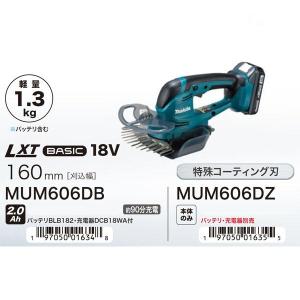 マキタ 18V 充電式芝生バリカン MUM60...の詳細画像1