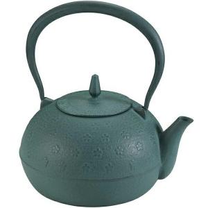 おしゃれ 急須 かわいい 池永鉄工 南部鉄瓶 梔子 さくら文様 ピンク