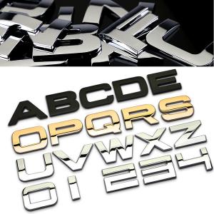 ABC エンブレム メッキ アルファベット 3...の詳細画像1