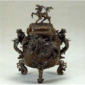 高岡銅器 香炉【麟龍香炉】伝統美術工芸品 : タクミライフ - 通販 