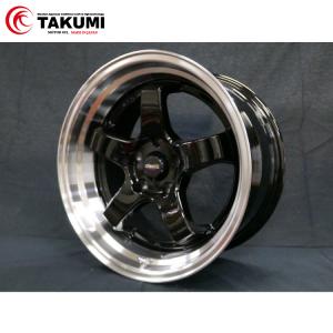 ホイール 18インチ 4本セット 18x10.5J +15 5H-114.3  ブラック スポーク CLEAVE 送料無料 No.8｜takumimotoroil