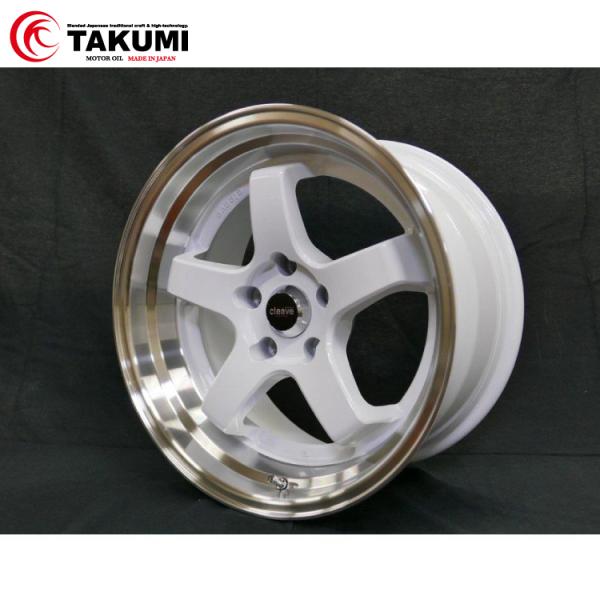 ホイール 18インチ 2本セット 18x9.5J +18 5H-114.3 白 ホワイト スポーク ...