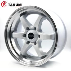 ホイール 18インチ 4本セット 18x9 +25 6-139.7 ホワイト/マシンド CLEAVE 送料無料 No.63｜takumimotoroil