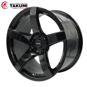 ホイール 18インチ 4本セット 18x10.5J +15 5H-114.3 ブラック スポーク CLEAVE 送料無料 No.12｜takumimotoroil