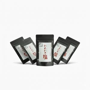 【匠のスパイス】にんにく塩 100g袋×5袋｜ガーリックソルト フランス産ロレーヌ岩塩使用 万福