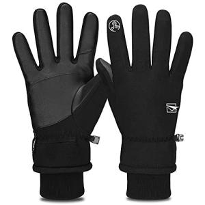 Yobenki アウトドアグローブ 防寒グローブ  メンズ レディース 保温 冬 厚手 革 防寒 スポーツグロー