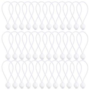 TOYMYTOY テントロープ ロープボール バンジーコード ボール止め ゴム テント固定ロープ テントアクセサリー アウトドア用品 固定用 防風 30 個入り