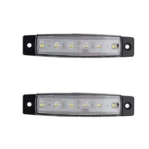 Askelich サイドマーカー ランプ LED 24V 12V トラック デコトラ ドレスアップ 高輝度 防水 IP65 イルミネーション 5色 2個セット