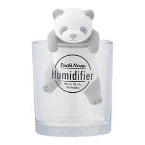 りぶはあと 素焼き加湿器 ふちねむ ねむねむアニマルズ パンダのリンリン  エコ 卓上 88006-95