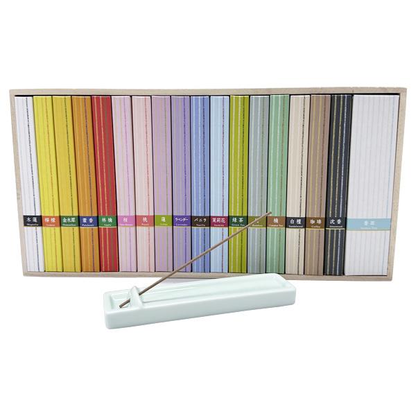 香彩堂 百楽香 詰め合わせ 17種 HYA-91 香皿付 線香 お香 インセンス ロング スティック...