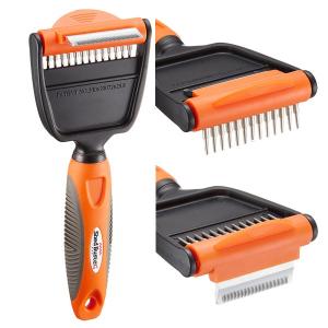 KSP シェッドバスター 犬用 快適トリミングブラシ 小型 中型犬用 イヌ用ブラシ 毛取り ブラッシング お手入れ ペット用品 ムダ毛 死毛 ごっそり取