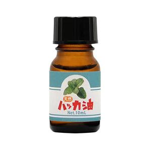 天然 ハッカ油 10ml 日本製 ハッカオイル 中栓 遮光瓶 ハッカ油スプレーに はっか油 忌避剤 花粉 消臭 除菌 薄荷 はっか 定形外発送