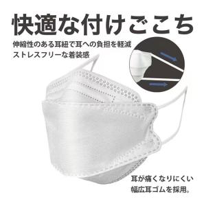 マスク 血色カラー 不織布 立体 KF94と同...の詳細画像2