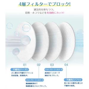 マスク 血色カラー 不織布 立体 KF94と同...の詳細画像3