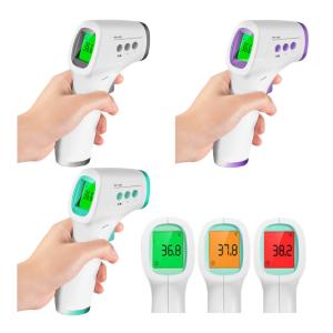 体温計 デジタル 非接触 赤外線温度計 触れずに素早く測れる 電子温度計　日本語説明書付き