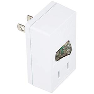 ２個口　待機電力カット　LEDスイッチ付きタップ