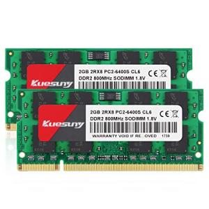 クエスニーノートPC用メモリ DDR2 800 PC2-6400 2GB×2枚