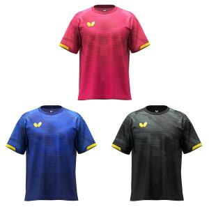 BUTTERFLY バタフライ aag0680 エリスター11・Tシャツ 卓球 ユニフォーム トップス メンズ レディース 半袖｜takuten-takkyu