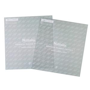 卓球メンテナンス用品 Nittaku ニッタク adc0043 粘着ラバープロテクト 厚めのフィルムでラバーへの傷も防止。2枚入=1組